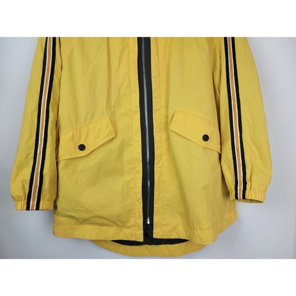 Dance Hip Hop Womens Full Zip 3/4 Sleeve Jacket Yellow Size Medium - Picture 3 of 10